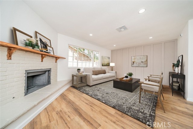 Living Room with Fireplace