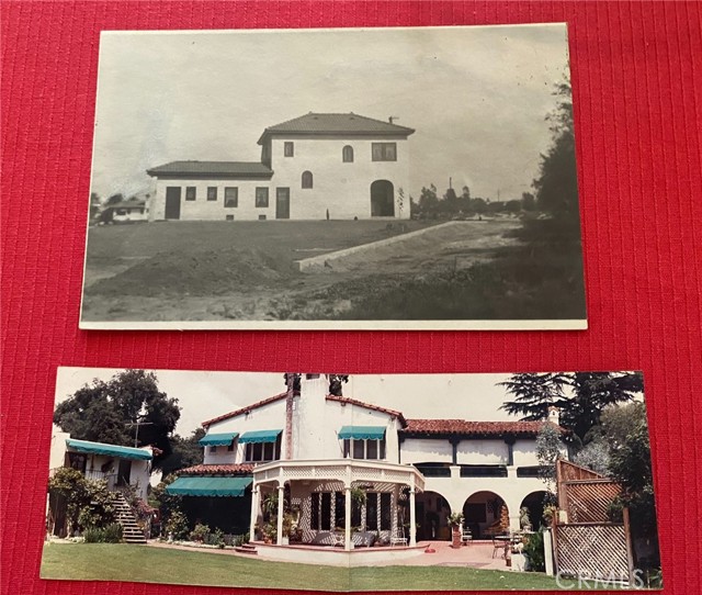 Vintage view of back yard.