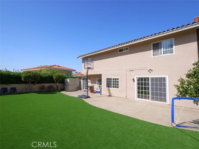 Private Backyard with Patio & Artificial Turf