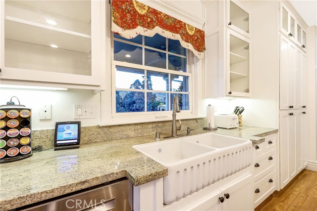 Farmhouse Sink with Garden View