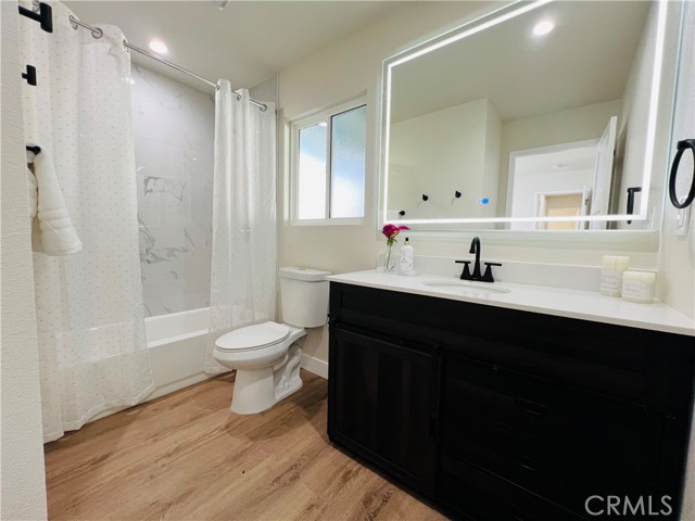 Bathroom 2 with LED vanity mirror