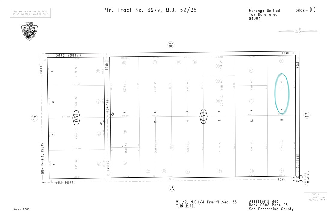 66250 Sullivan Road, Twentynine Palms, California 92252, ,Land,For Sale,66250 Sullivan Road,CRCV23059114