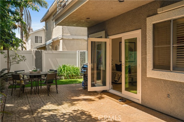 Patio off family room