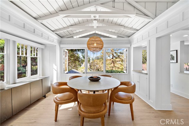 Enjoy the peaceful dining room with gorgeous views