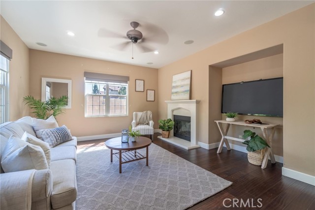 family/TV room with fireplace 2