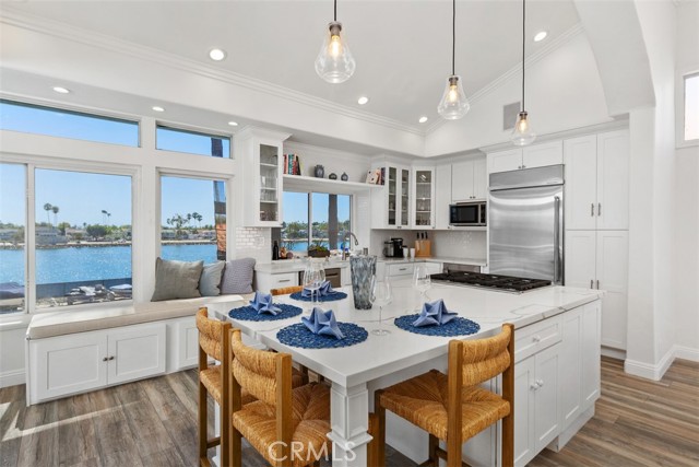 Kitchen with view