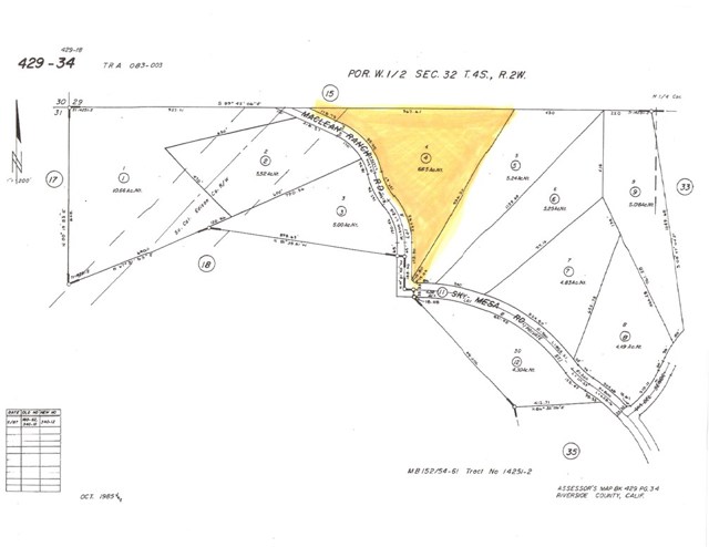 Detail Gallery Image 3 of 15 For 22990 Sky Mesa Rd, Homeland,  CA 92548 - – Beds | – Baths