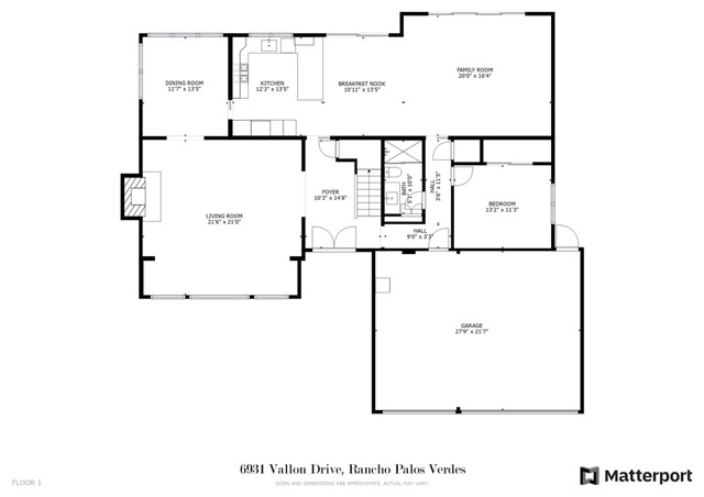 Downstairs Floor Plan