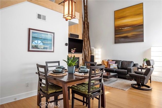 Bamboo flooring throughout downstairs