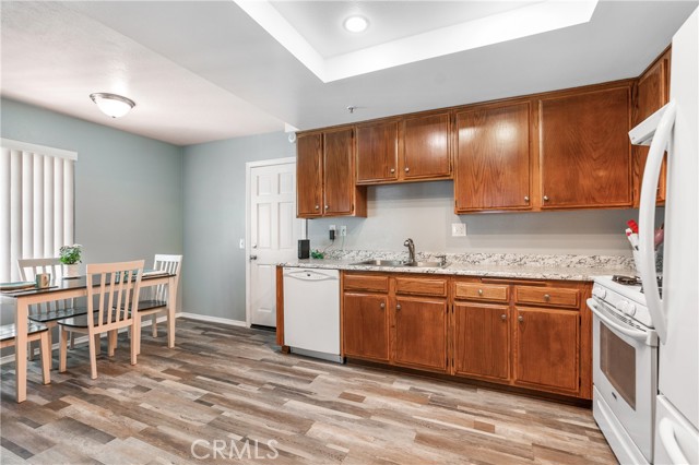 Kitchen with Cozy Eating Area and Direct Garage Access