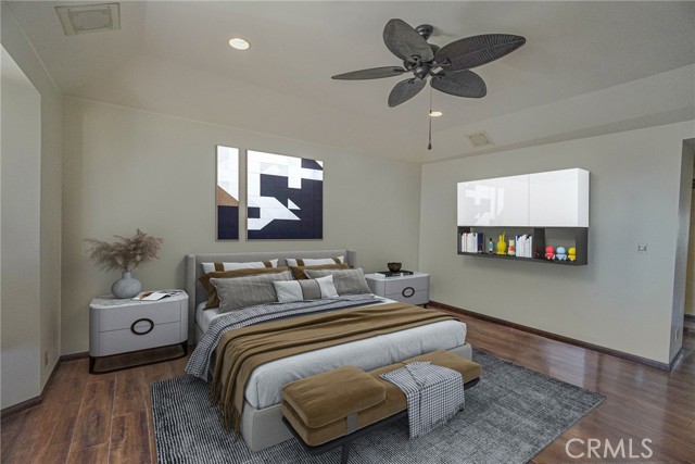 Room has been digitally staged