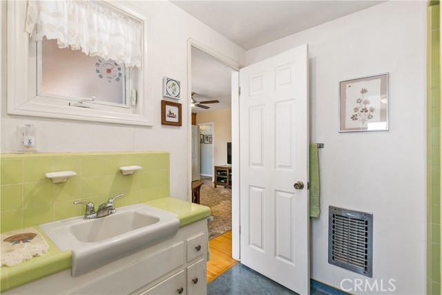 3/4 Bath off Den and Laundry Room