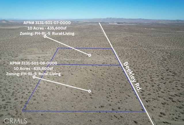 0 Beekley Rd (2), Phelan, California 92371, ,Land,For Sale,0 Beekley Rd (2),CRHD23004841