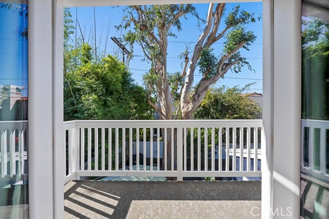 Primary bedroom balcony