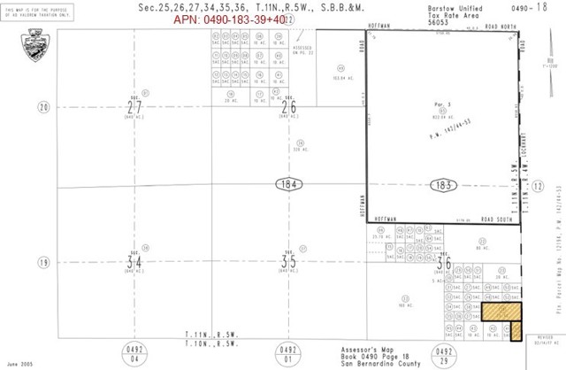 Detail Gallery Image 14 of 14 For 25 Ac Near Powerline Rd, Hinkley,  CA 92347 - – Beds | – Baths