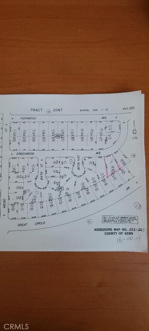 Detail Gallery Image 1 of 1 For 0 Greenwood, California City,  CA 93503 - – Beds | – Baths