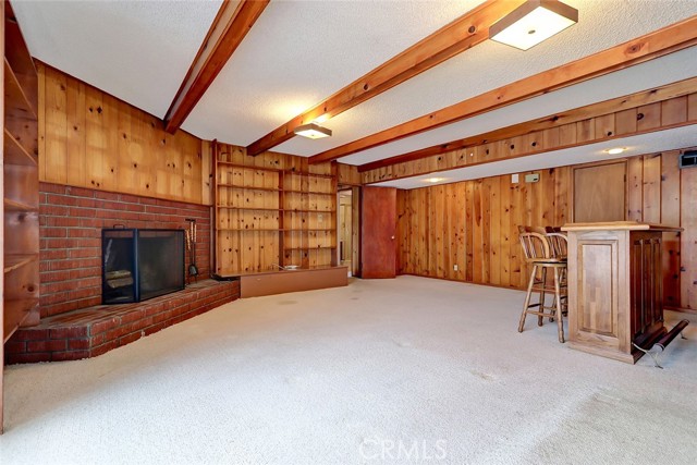 Another wood burning fireplace!