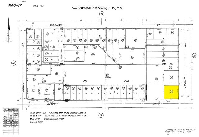 Detail Gallery Image 4 of 4 For 437 W Ramsey St, Banning,  CA 92220 - – Beds | – Baths