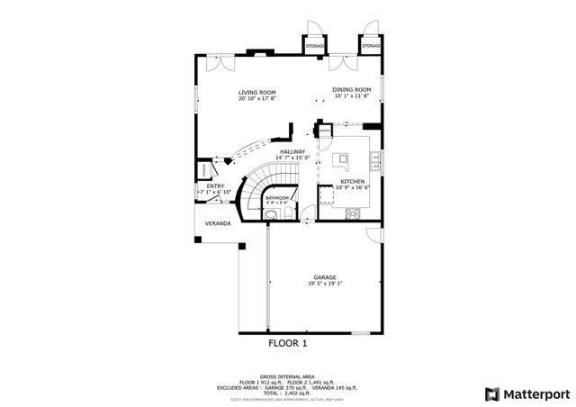 1st Level Floorplan