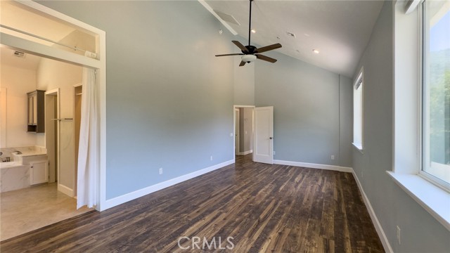 WITH VAULTED CEILINGS & FAN