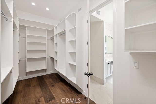 Boutique style walk in closet