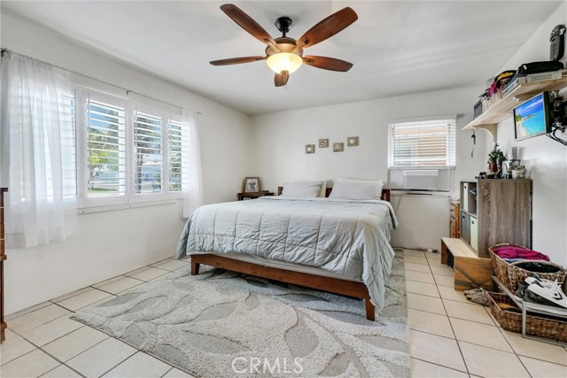 Bedroom 1. Upgraded Dual Vinyl windows, Plantation shutters