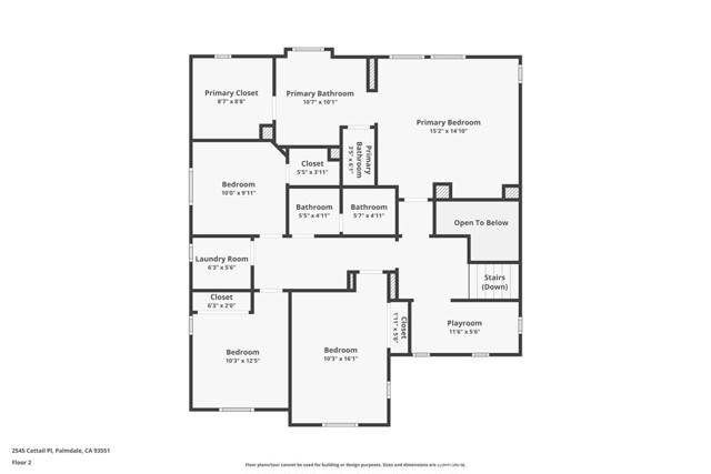 Detail Gallery Image 19 of 19 For 2545 Cattail Pl, Palmdale,  CA 93551 - 4 Beds | 2/1 Baths
