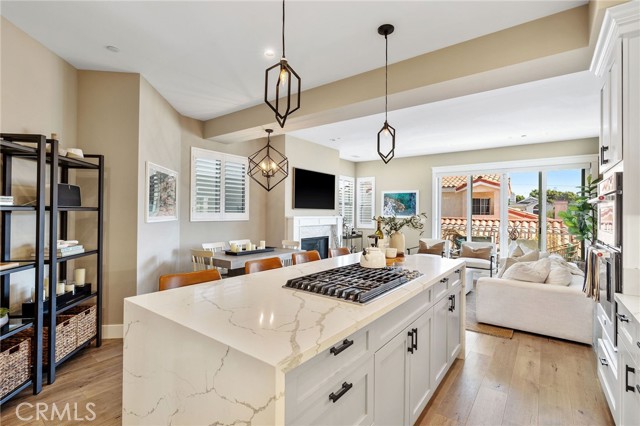 Kitchen with all new Light Fixtures