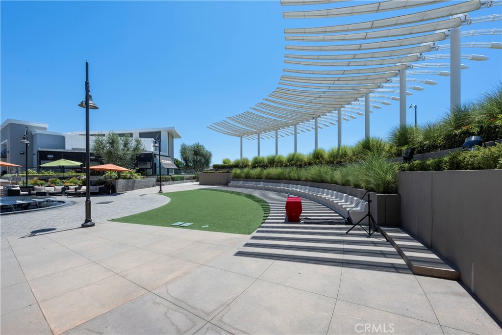 This space is used for Outdoor Dining, Community Yoga Classes, and SO MUCH MORE!