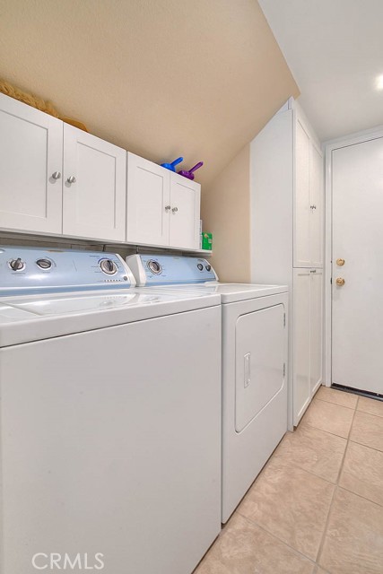 Downstairs laundry room