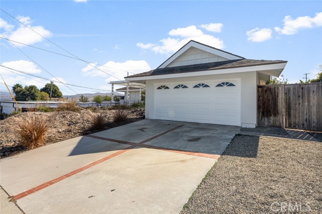 2 car garage with Laundry area.