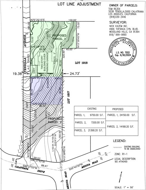 Recorded Lot Line Adjustment