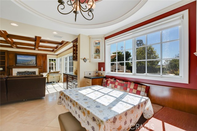 Eating area and family room