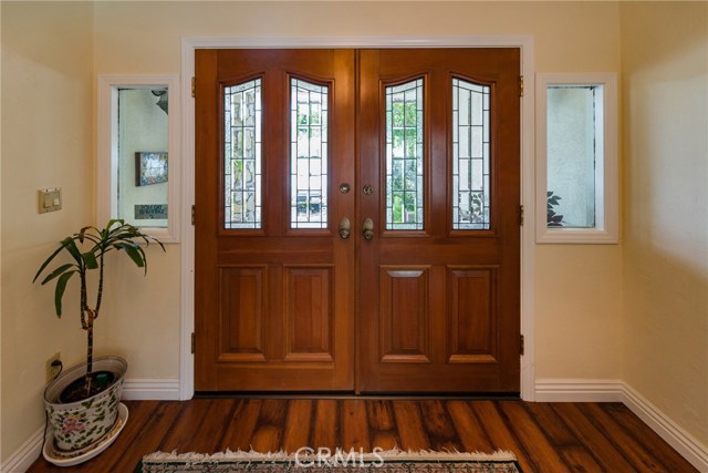 Front Door Entrance to Foyer