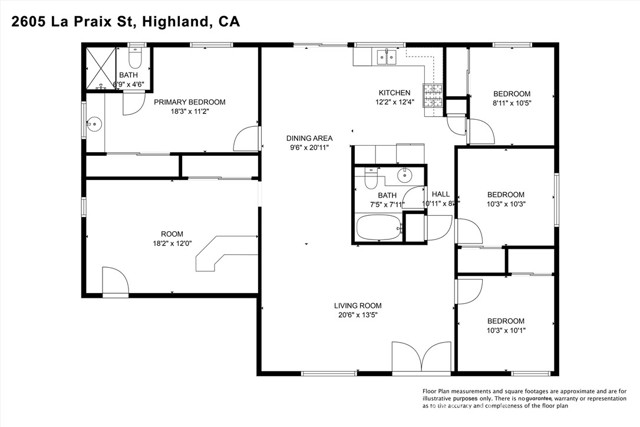 Detail Gallery Image 29 of 29 For 2605 La Praix St, Highland,  CA 92346 - 4 Beds | 2 Baths