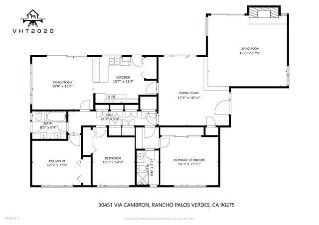 30451 Via Cambron, Rancho Palos Verdes, California 90275, 3 Bedrooms Bedrooms, ,2 BathroomsBathrooms,Residential,Sold,Via Cambron,SB22206581