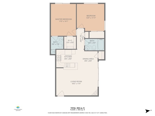 Detail Gallery Image 6 of 27 For 11162 Camarillo St #206,  –,  CA 91602 - 2 Beds | 2 Baths