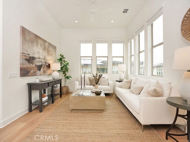 spacious living room
