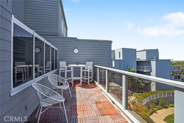 Large balcony for relaxing and taking in the view