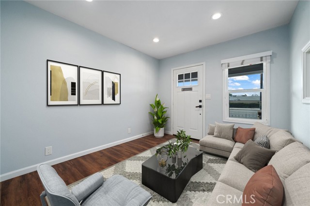 Lobby-Reception Area:Image has been digitally enhanced with virtual Staging