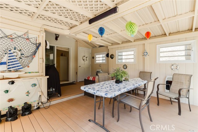 Patio With sliding doors on both sides