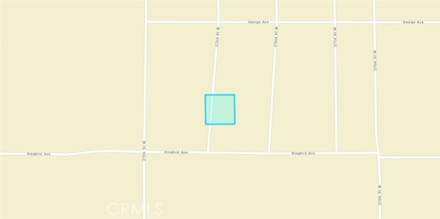 0 273rd St W Vic Kingbird, Rosamond, California 93560, ,Land,For Sale,0 273rd St W Vic Kingbird,CRSR23202790