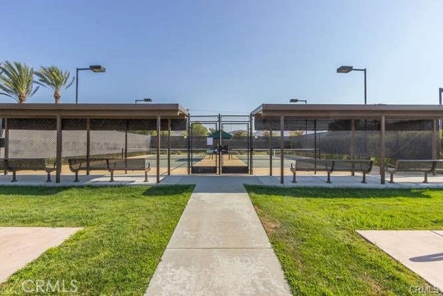 Solera Diamond Valley Exterior tennis courts.