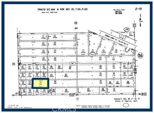 Detail Gallery Image 1 of 1 For 5 Ac Near Niland Marina Rd, Niland,  CA 92257 - – Beds | – Baths