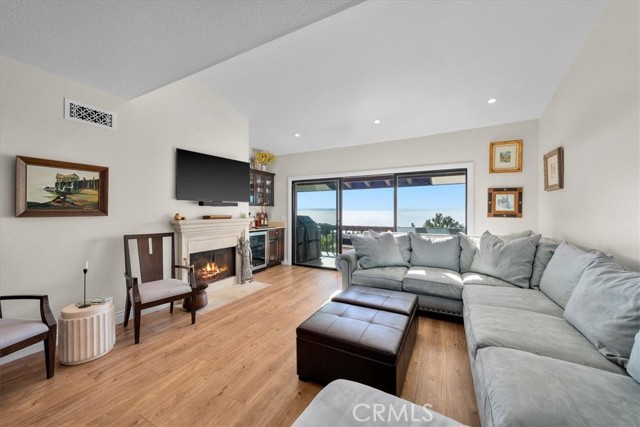 Living Room with ocean view