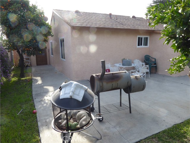 Rear of Home & Patio Slab