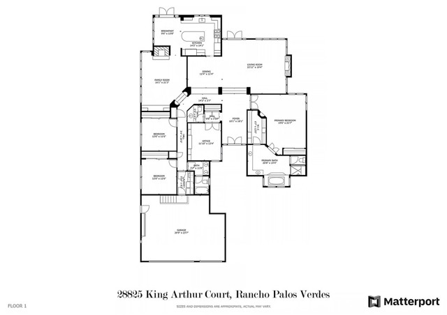 28825 King Arthur Court, Rancho Palos Verdes, California 90275, 4 Bedrooms Bedrooms, ,1 BathroomBathrooms,Residential,Sold,King Arthur,PV21198754