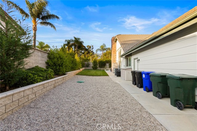 This area is behind the double gates on the west side yard of the property.