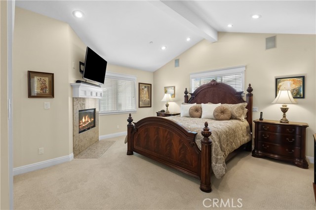 Master Bedroom on main living area floor.