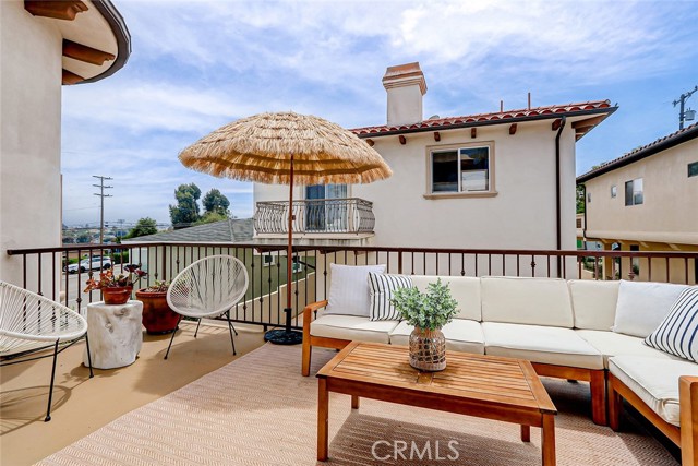 Balcony off the living room - extends the living space